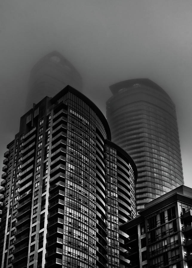 Downtown Toronto Fogfest No 22 Photograph by Brian Carson