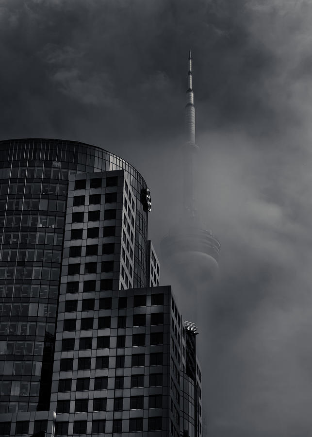 Downtown Toronto Fogfest No 7 Photograph by Brian Carson
