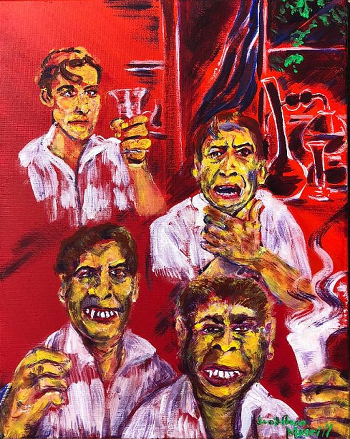 Dr. Jekyll and Mr. Hyde Painting by Jonathan Morrill
