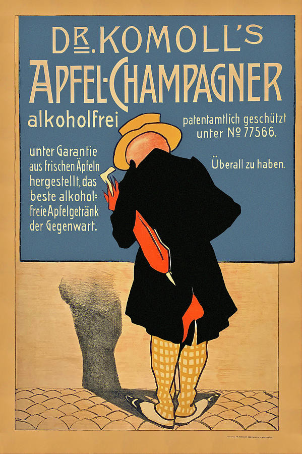 Umbrella Painting - Dr. Komolls Apfel Champagner by Unknown