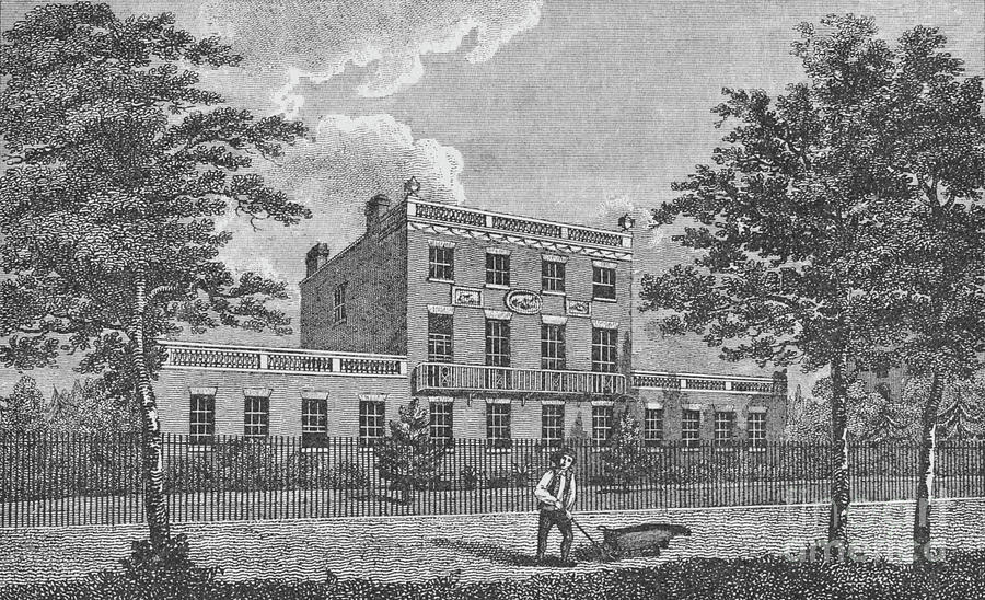 Dr. Lettsoms House, Camberwell, C1805 Drawing by Print Collector