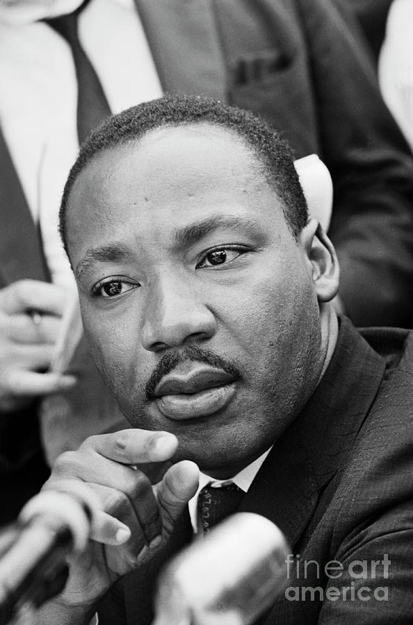 Dr. Martin Luther King Jr. Speaking Photograph by Bettmann