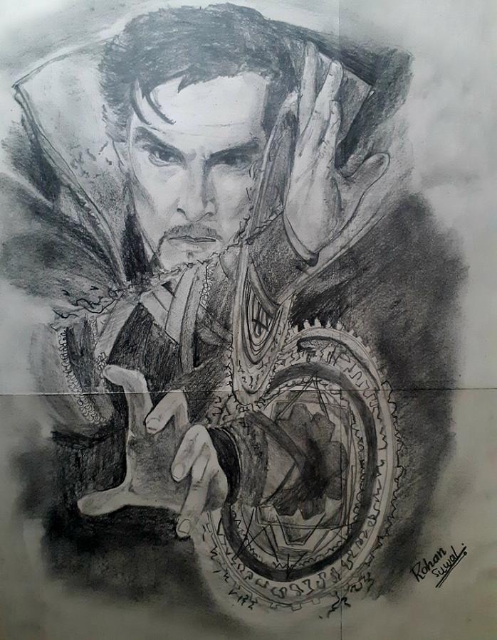 Doctor Strange Drawing Realistic - Drawing Skill-sonthuy.vn