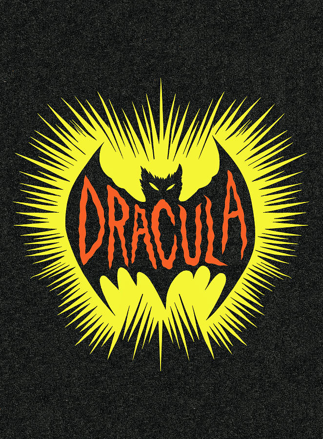 Halloween Drawing - Dracula Bat by CSA Images
