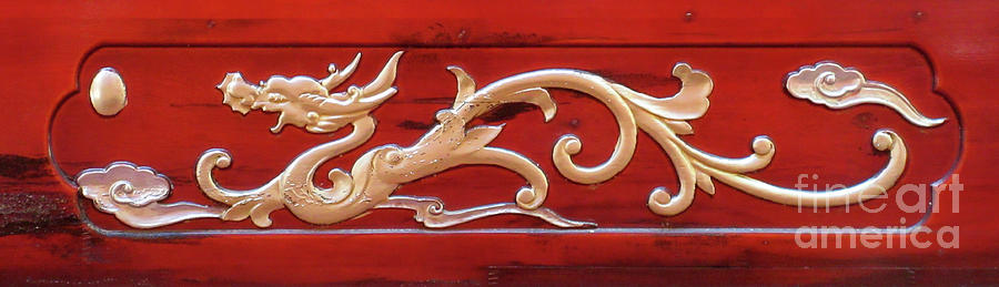 Dragon detail Photograph by Randall Weidner