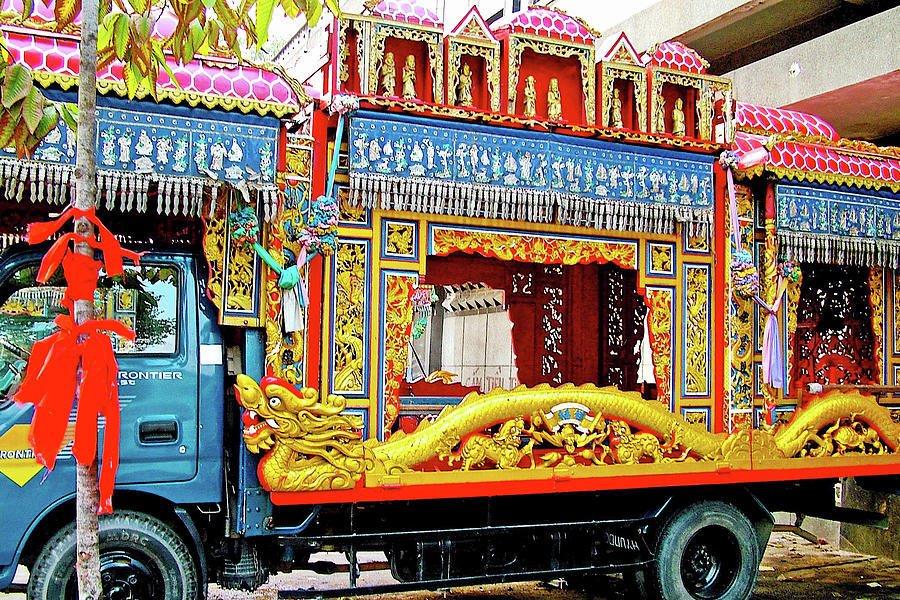 Dragon Hearse in Ho Chi Minh City, Vietnam Photograph by Ruth Hager ...