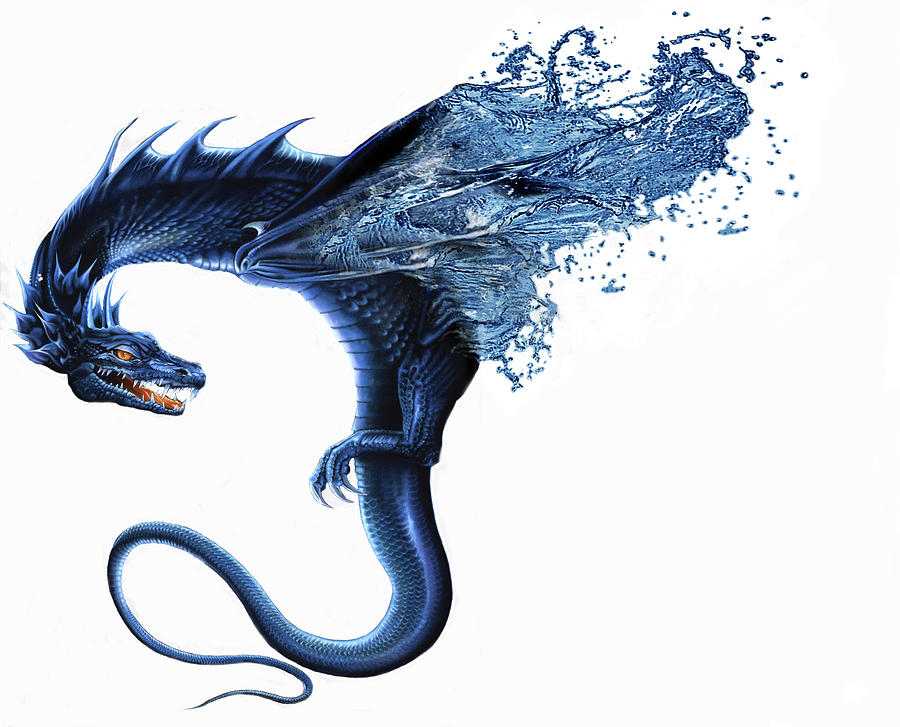 Dragon Painting - Dragon by John Rowe