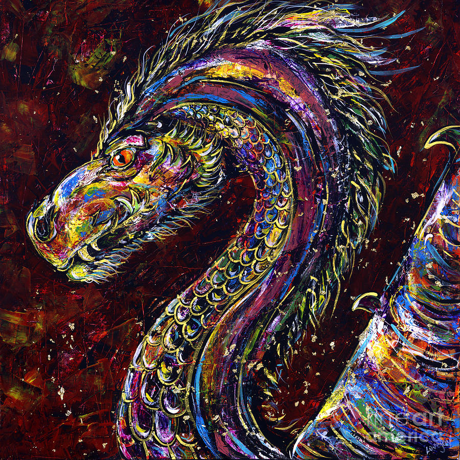 Dragon Painting by Lovejoy Creations