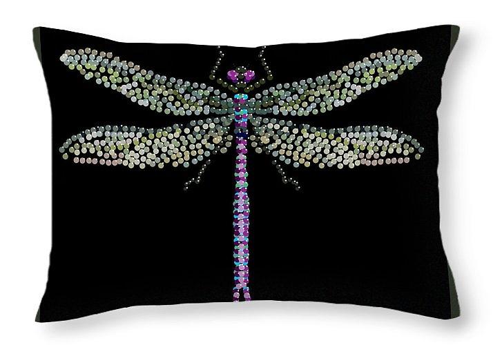 Dragonfly Pillow Digital Art by R  Allen Swezey