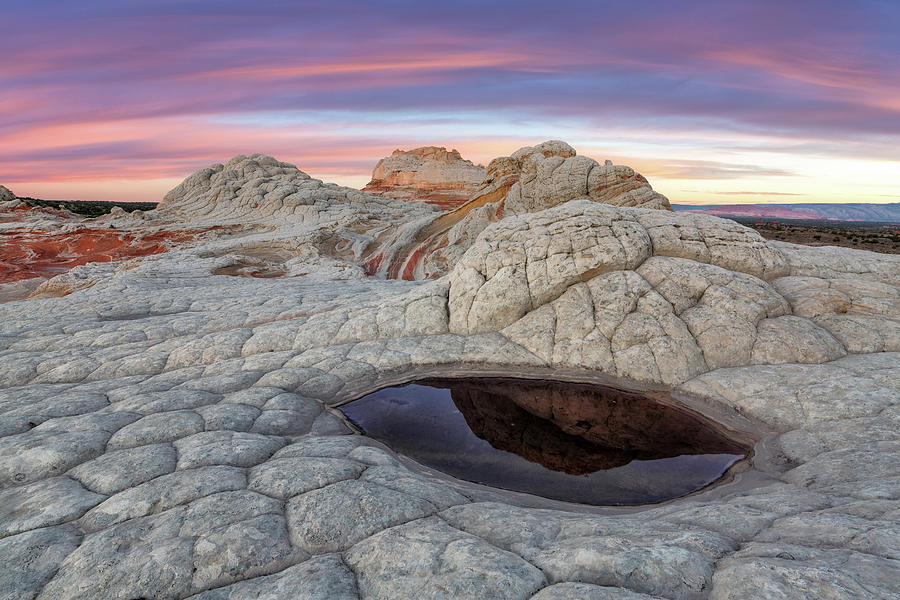 Dragons Eye in sandstone desert 6 Photograph by Alex Mironyuk