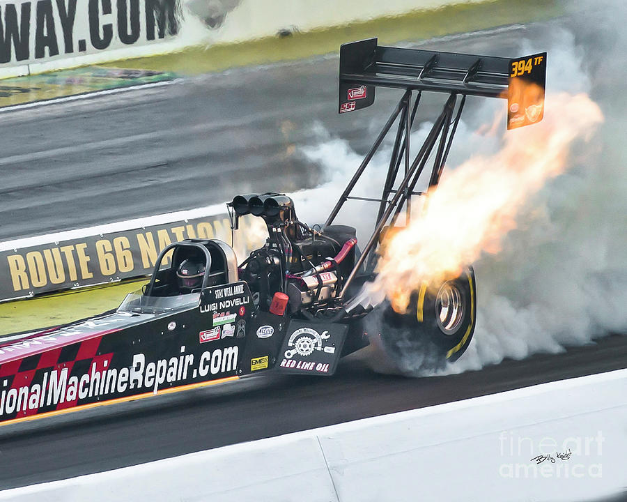 Top Fuel Dragster Photograph - Dragster Hiccup by Billy Knight