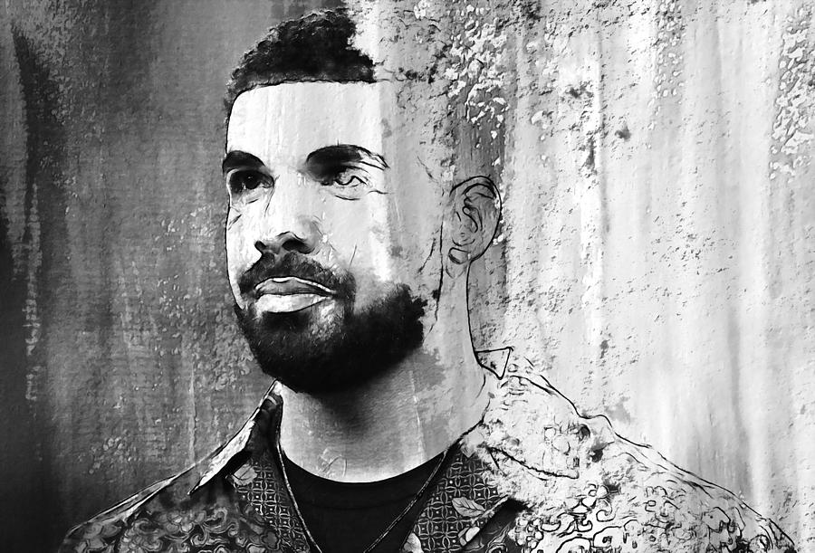 Drake Thank Me Later Mixed Media by Brian Reaves