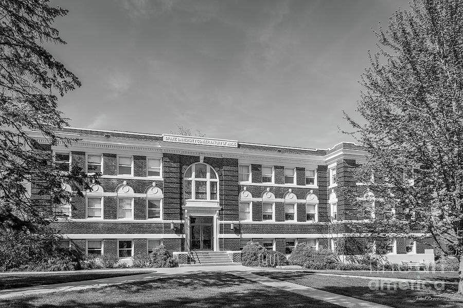 Drake University Howard Hall Photograph by University Icons