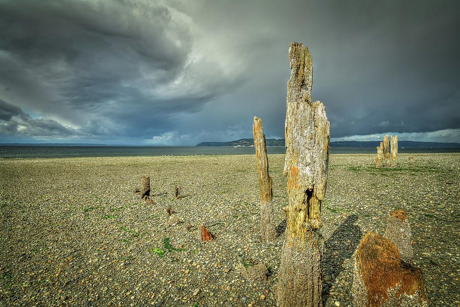 Drama on the Beach Photograph by Spencer McDonald