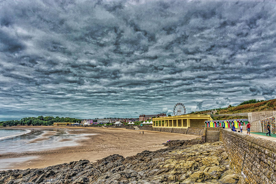 Dramatic Barry Island Photograph by Steve Purnell