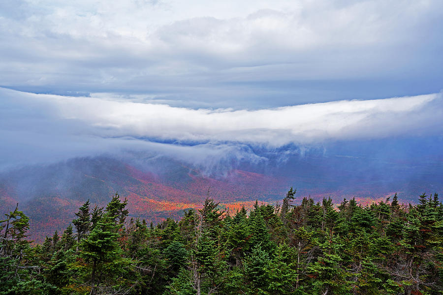 Dramatic Clouds From Alonguin Peak Autumn Mountains Photograph by Toby McGuire