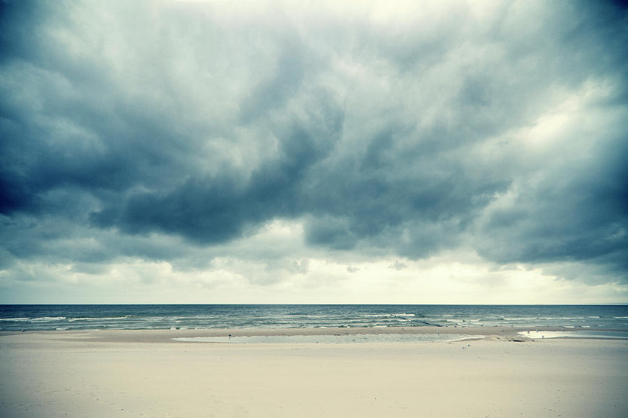 Dramatic Clouds Over The Baltic Sea Photograph by Rike 