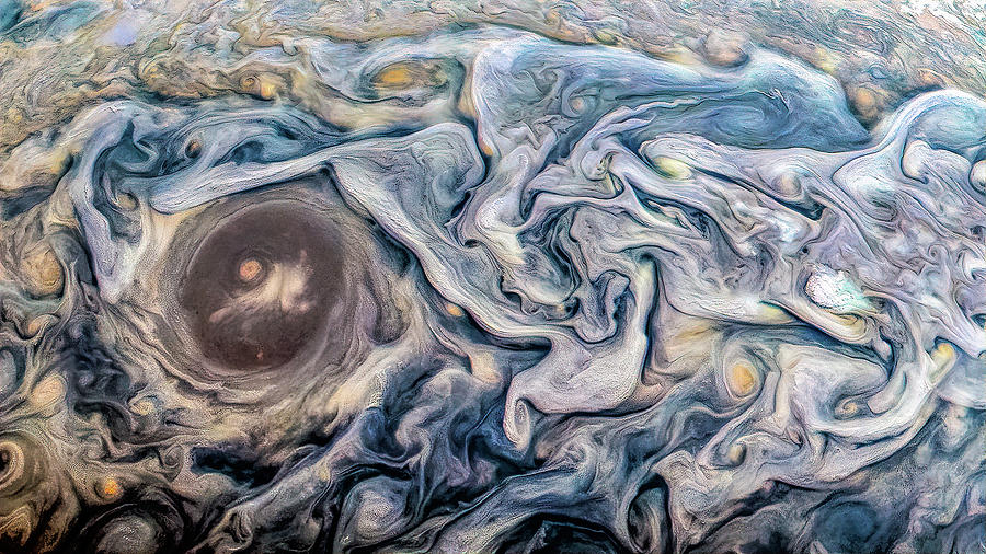 Juno Photograph - Dramatic Jupiter by Nasa Juno Photograph - Dramatic Jupiter by Nasa