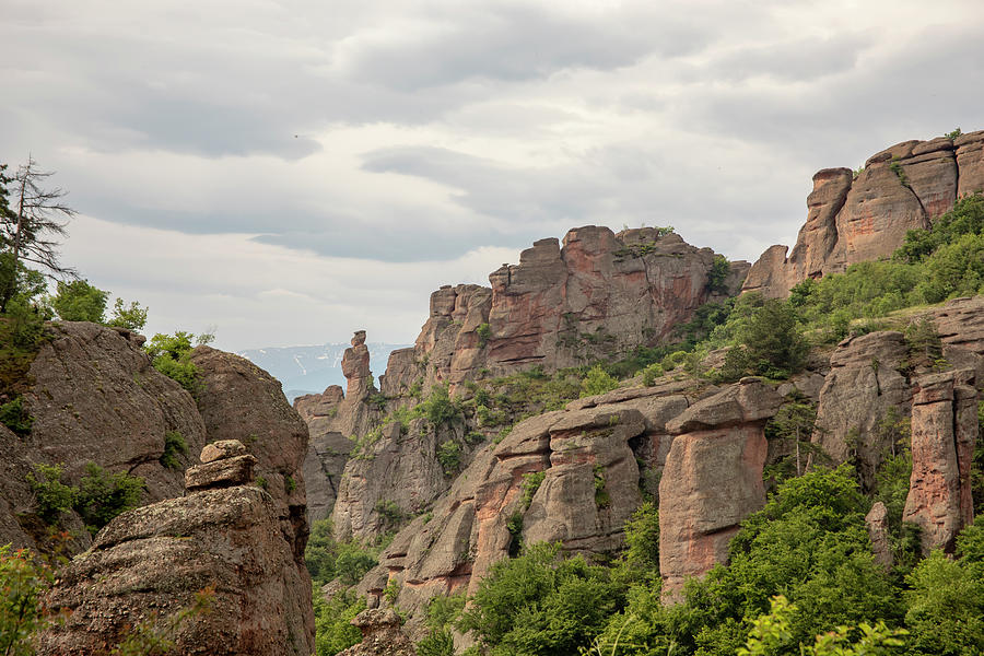 Dramatic Landscape Of Belogradchik Rocks Bulgaria Photograph