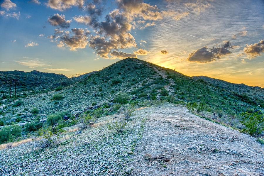 Dramatic Mountain Sunset Photograph by Anthony Giammarino