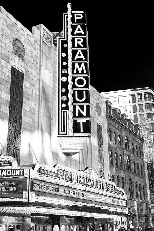 Dramatic Paramount Theater in Boston Photograph by John Rizzuto