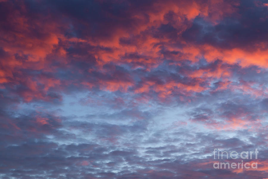 Dramatic pink sunset cloudscape 72 Photograph by Simon Bratt