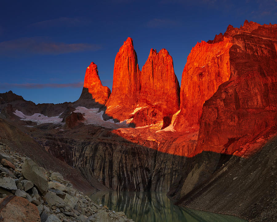 Landscape Photograph - Dramatical Sunrise In Torres Del Paine by DPK-Photo