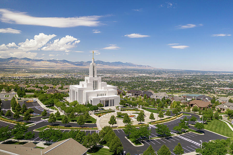 Draper Mormon Temple Photograph by Dave Koch