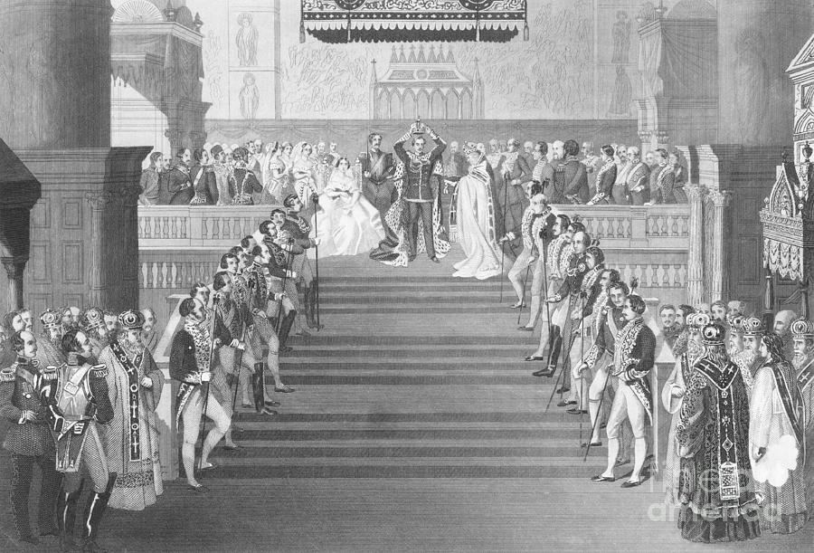 Drawing Depicting The Coronation Photograph by Bettmann