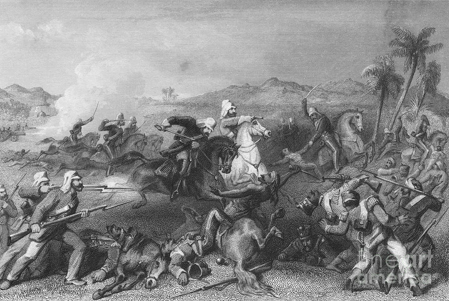 Drawing Depicting The Sepoy Rebellion Photograph by Bettmann