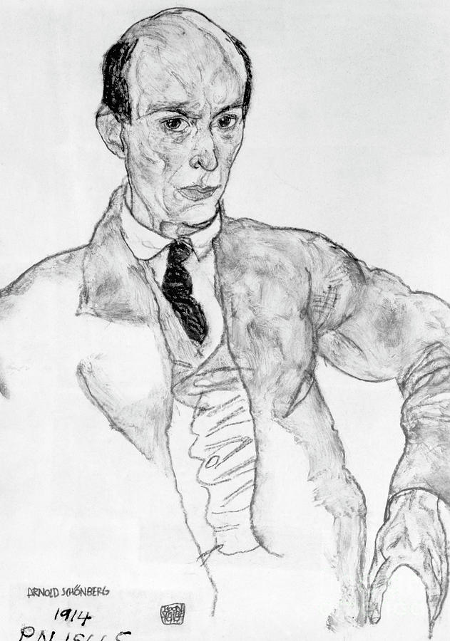 Drawing Of Composer Arnold Schoenberg Photograph by Bettmann