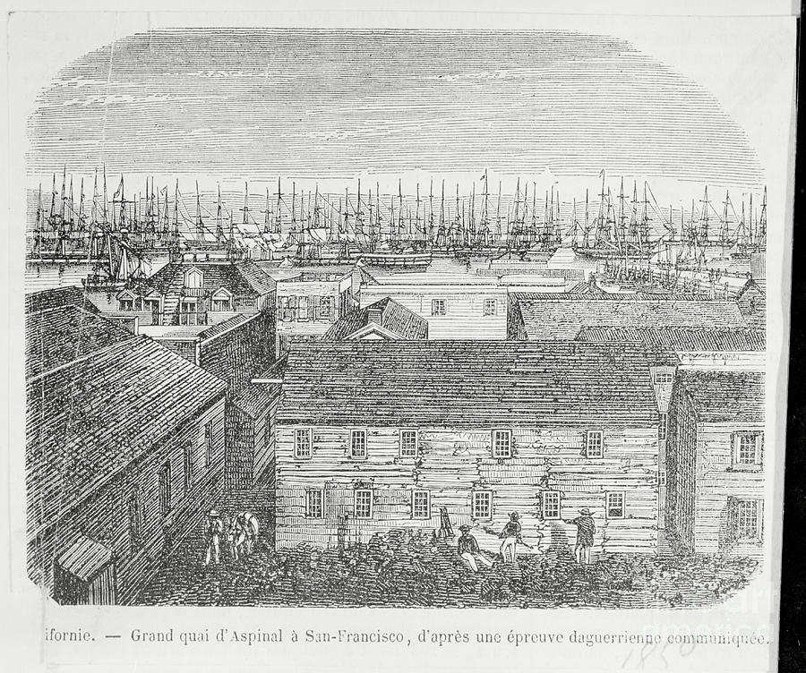 Drawing Of Early Grand Bay Area Photograph by Bettmann