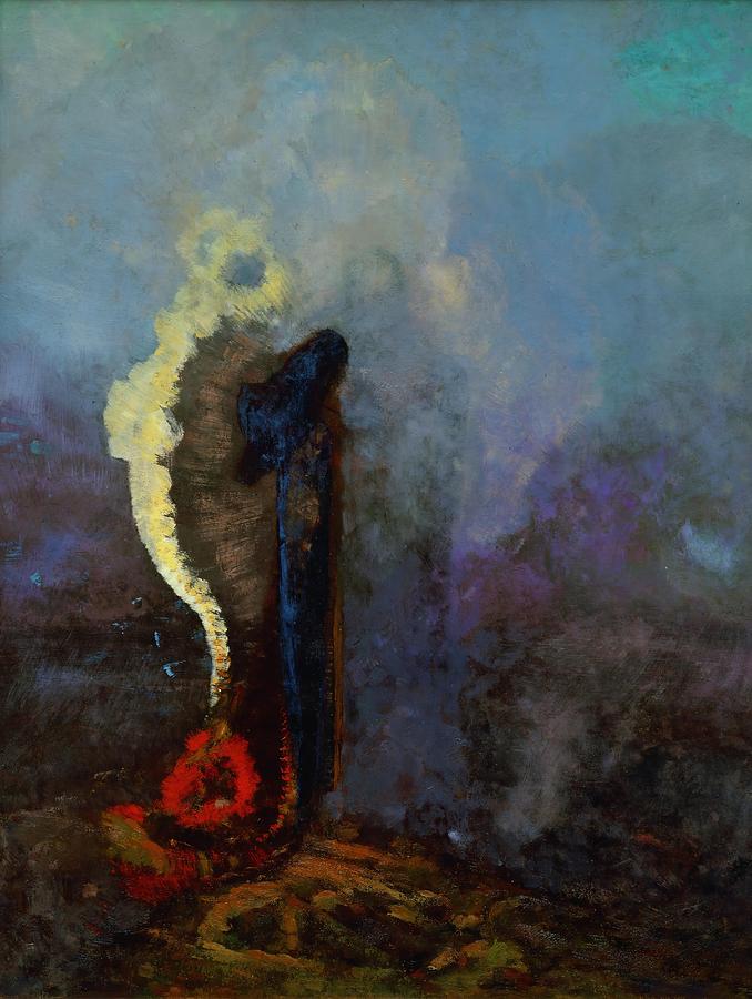 Dream, 1904. Painting by Odilon Redon -1840-1916-