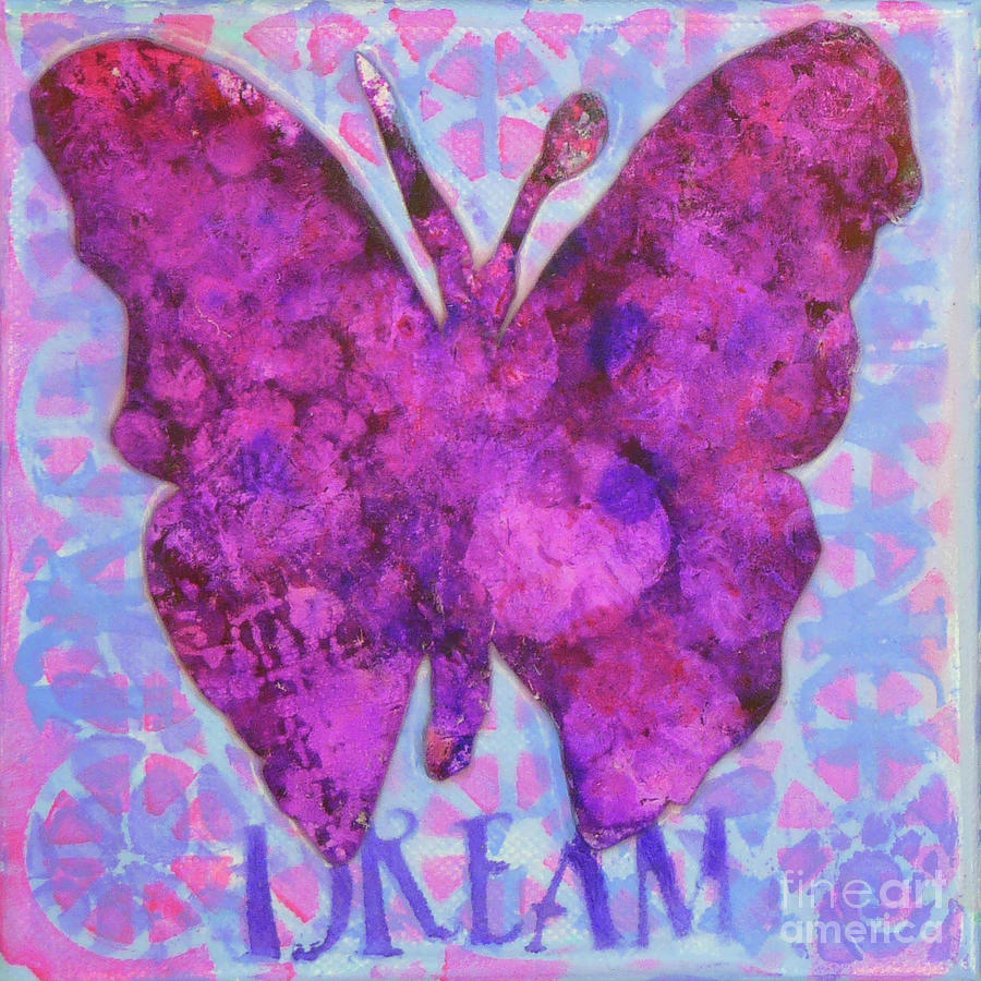 Dream Butterfly Mixed Media by Lisa Crisman