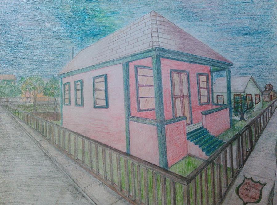 Dream Cottage Drawing by Andrew Johnson Dream Cottage Drawing by Andrew Johnson
