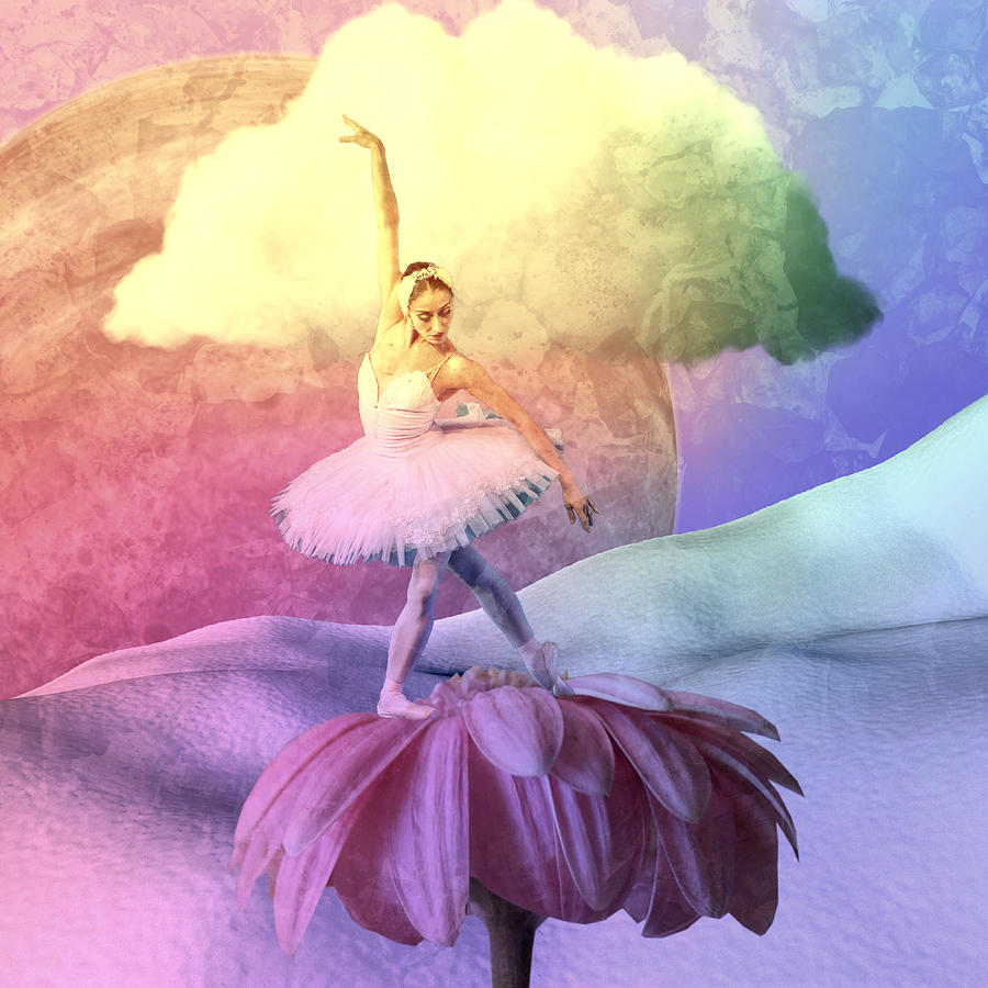 Flower Digital Art - Dream Dancer by Ally White