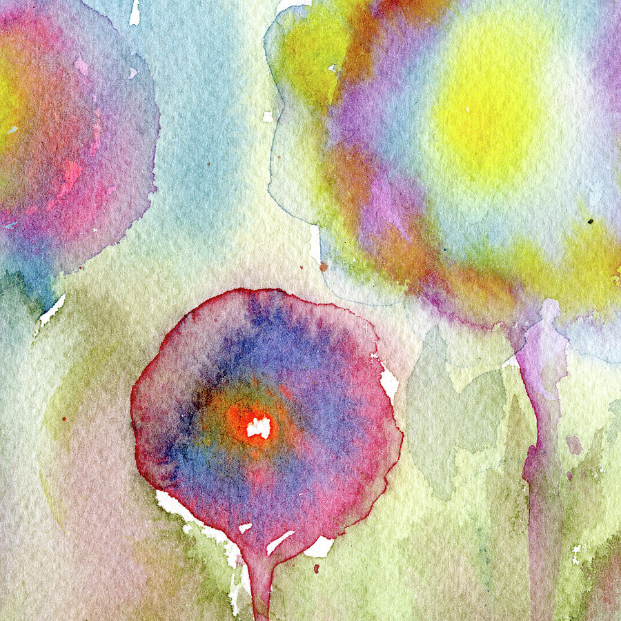 Dream Garden - Abstract Watercolor Painting by Susan Porter