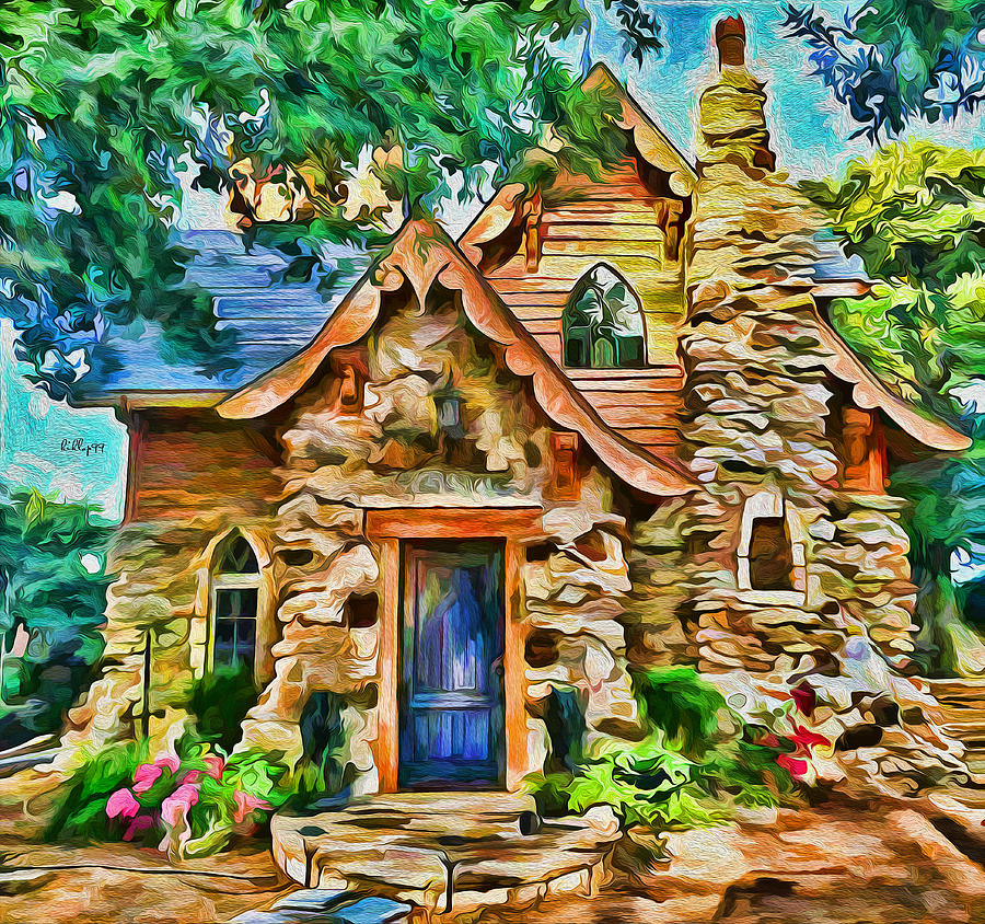 Dream house Painting by Nenad Vasic
