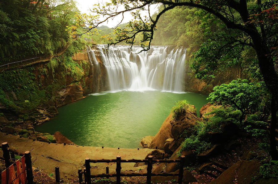 Dream Shifen Waterfall Photograph by Copyright Of Eason Lin Ladaga