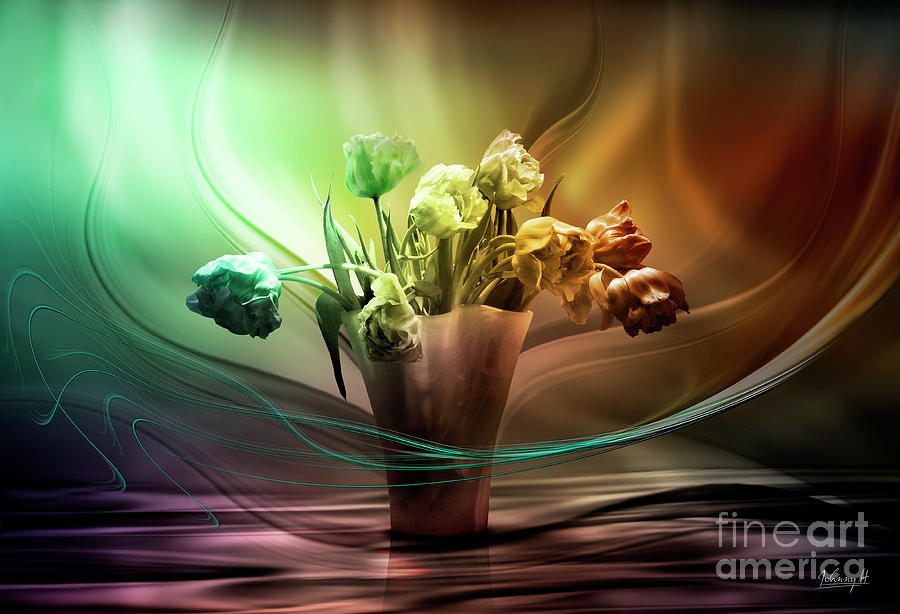 Dream tulip Digital Art by Johnny Hildingsson