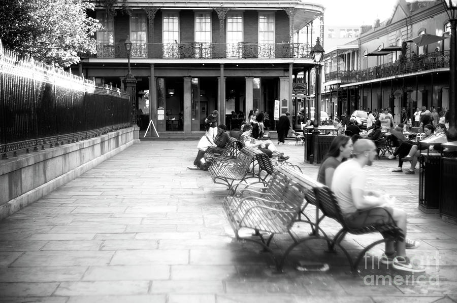 Dreaming in Jackson Square New Orleans Photograph by John Rizzuto