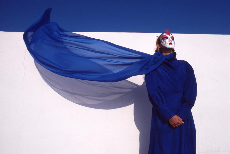 Dreaming In White Blue (from The Series "imaginations Incognito") Photograph by Dieter Matthes