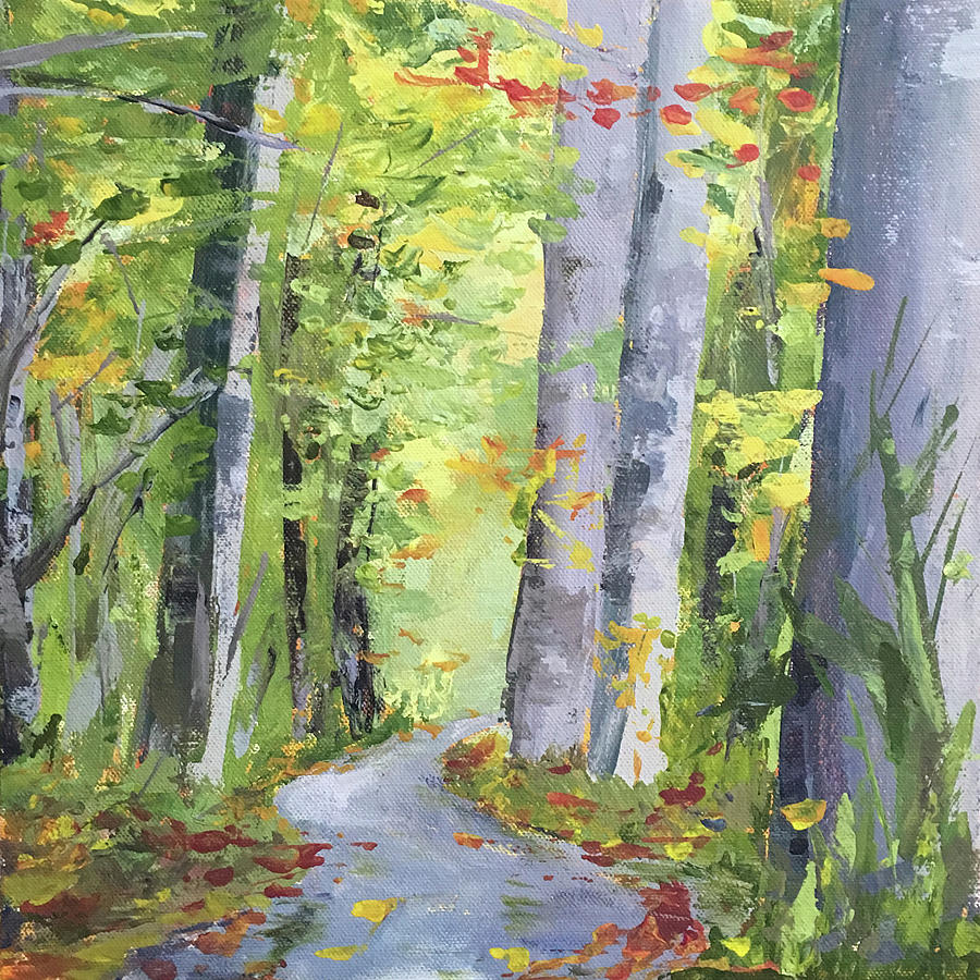 Dreaming of Fall Painting by Jessica Lomeli - Fine Art America