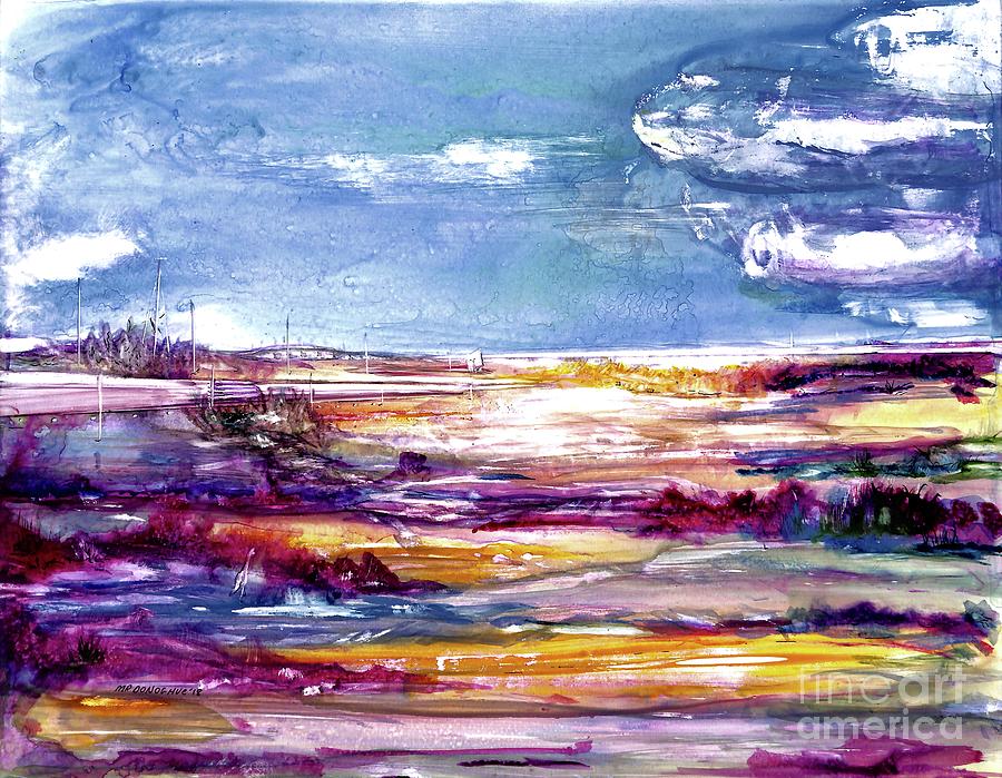 Dreams of Marsh Landing Painting by Patty Donoghue