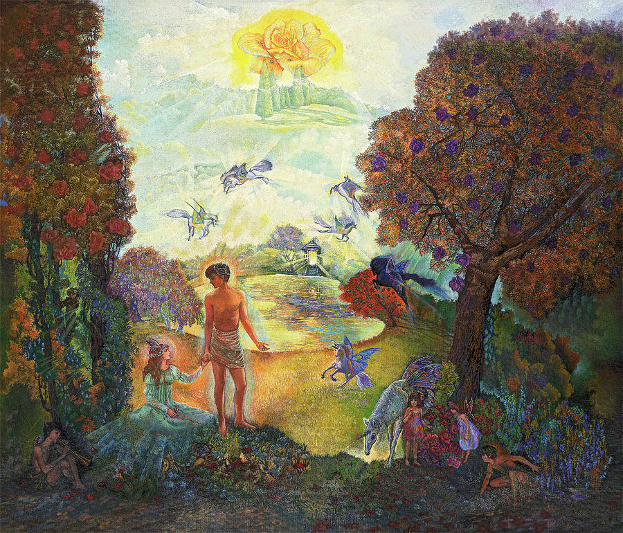 Fairy Painting - Dreamworld by Judy Mastrangelo