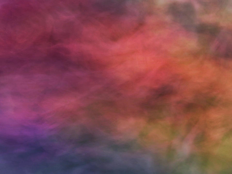 Dreamy soft flowing pastel abstract background with red. pink, purple, blue and green shapes Photograph by Teri Virbickis