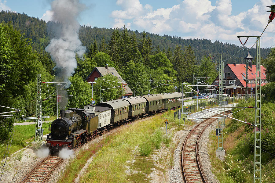 Dreiseenbahn, Museum Railway At Bahnhof B? Rental, Southern Black ...