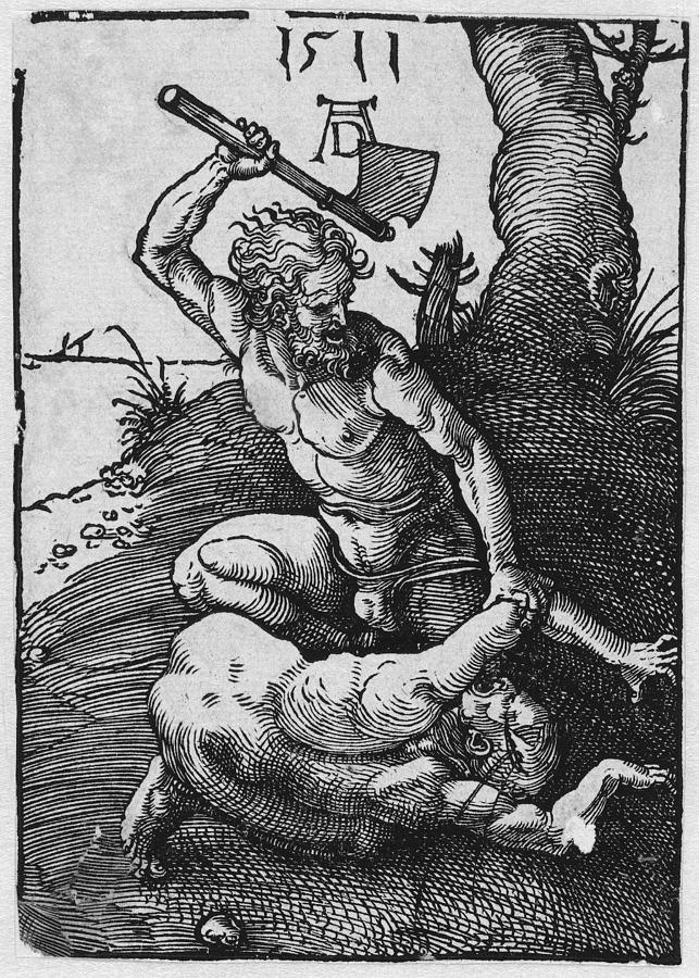 Cain And Abel, 1511 Digital Art by Albrecht Durer