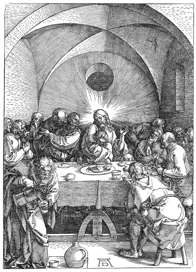 Last Supper, 1511 Digital Art by Albrecht Durer