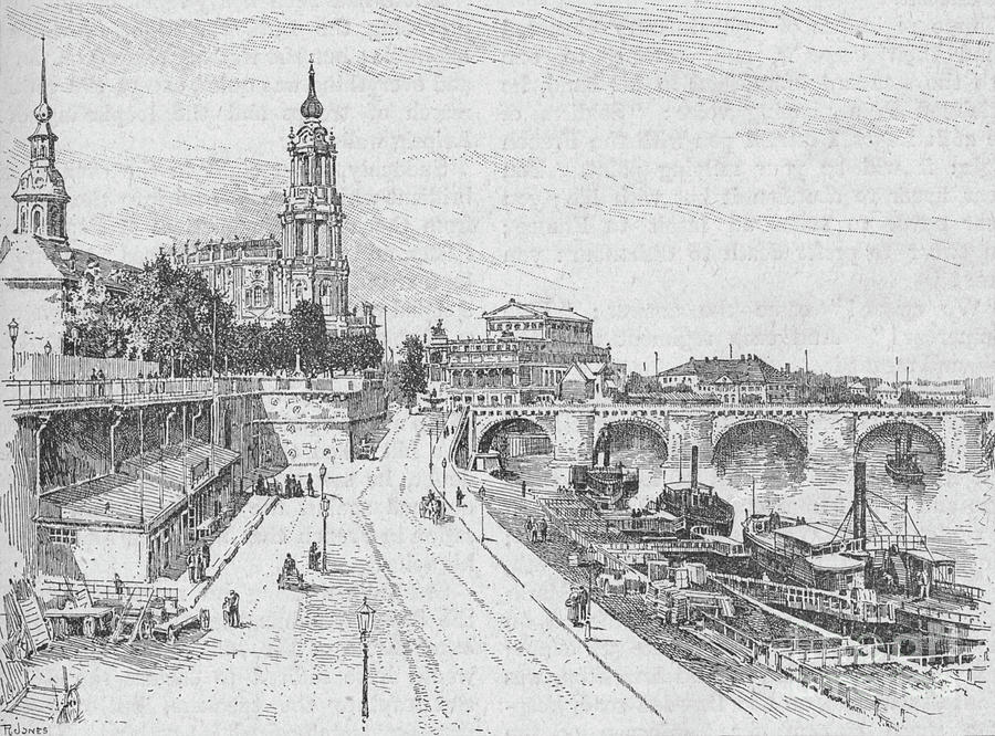 Dresden 1902 Drawing by Print Collector
